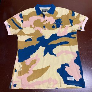 Play Cloths Camouflage Short Sleeve Polo T Shirt